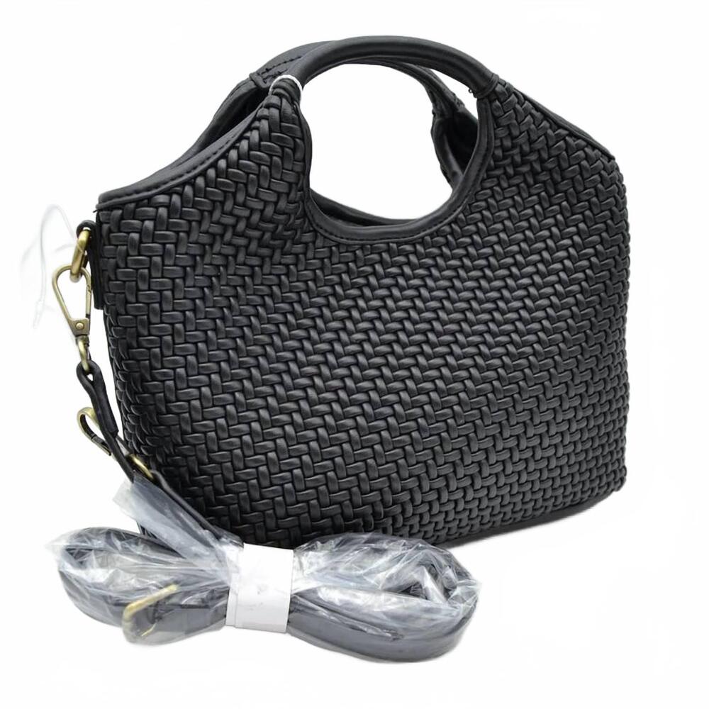 NEW EMPIRE women's vegan weeve hand bag in black